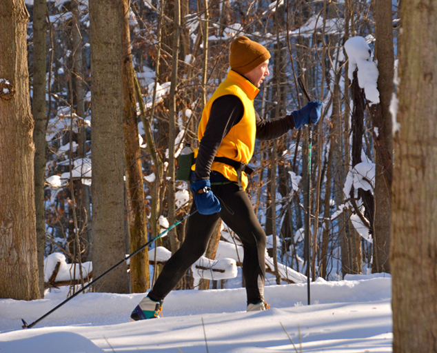 Crosscountry skiing & snowshoeing Lake Metroparks